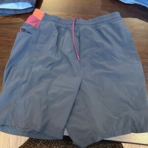 Birddogs Navy and Red Athletic Shorts